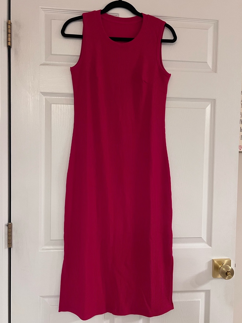New in bag WoolX Iris ribbed dress Poppy Spark small